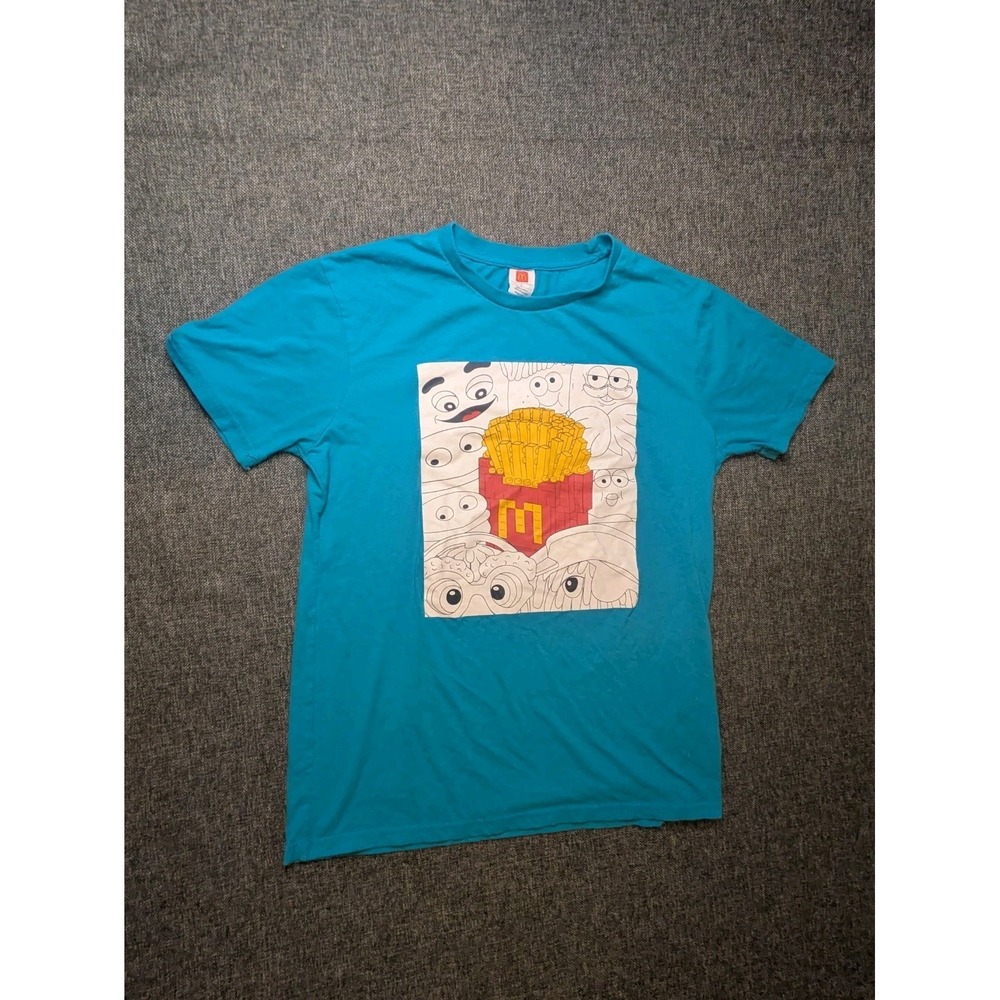 McDonald's Collector's Cup Edition Crew 2024 Limited T Shirt Blue Size Large Uni